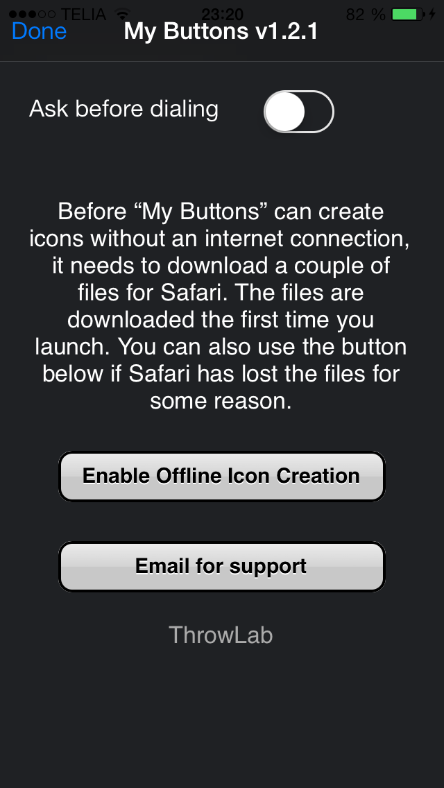 My Buttons screenshot 1
