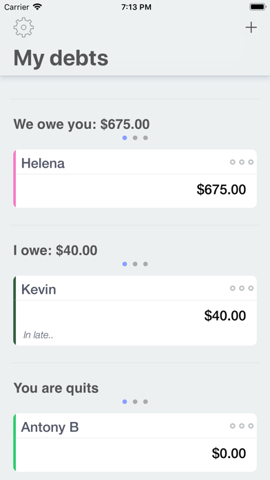 My debts manager screenshot 3
