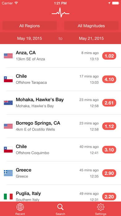 My Earthquake Alerts & Feed screenshot 3