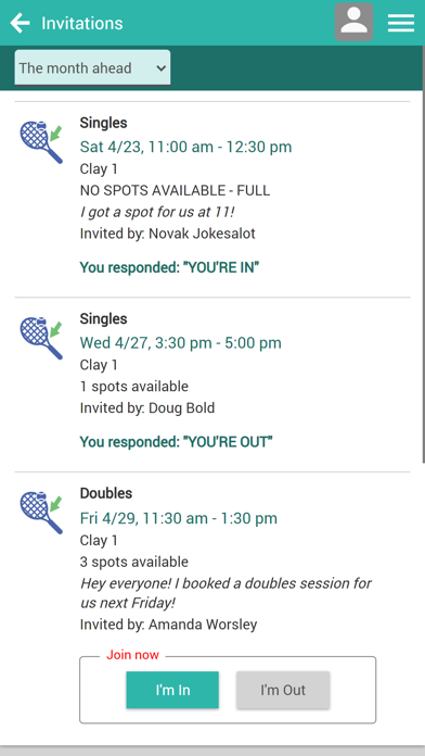 My Favorite Tennis Club screenshot 1
