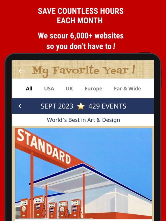 MY FAVORITE YEAR Arts Almanac screenshot 5