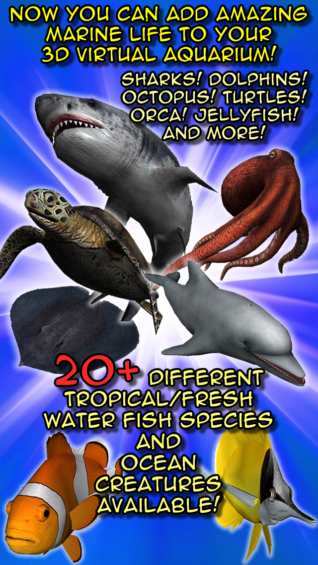 my Fish 3D Virtual Aquarium (Silver Edition) FREE screenshot 5