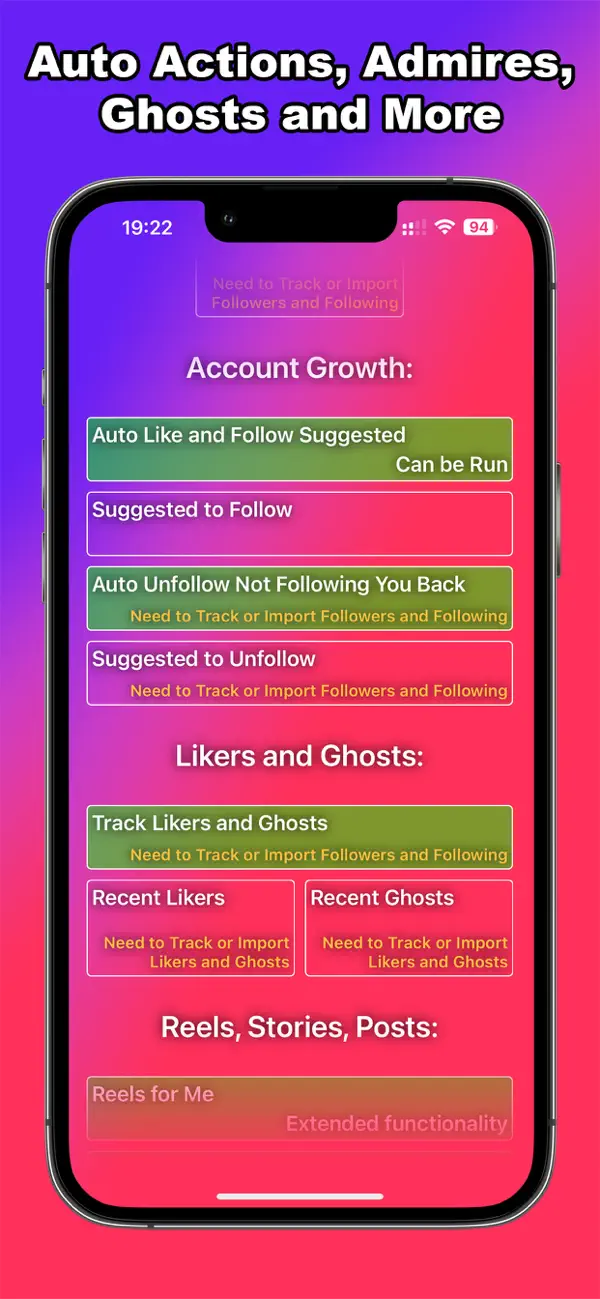 My Followers-Unfollowers Track screenshot 1