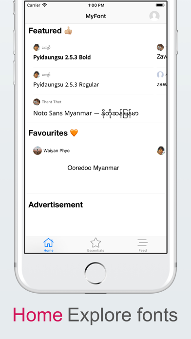 My Font - Myanmar Font screenshot 4