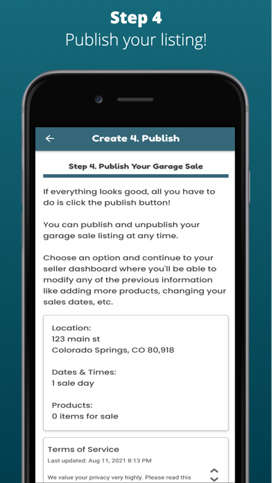 My Garage Sale App screenshot 1