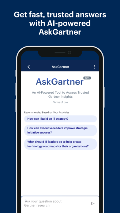 My Gartner Mobile screenshot 1