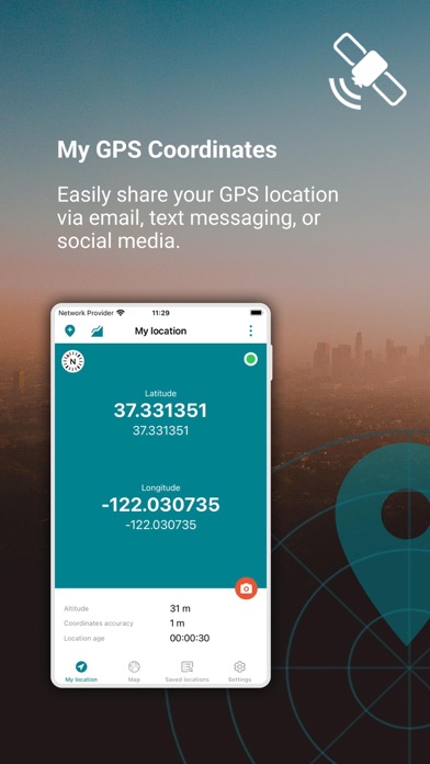 My GPS Coordinates ° screenshot 9