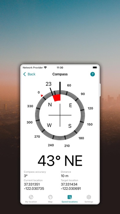 My GPS Coordinates ° screenshot 2