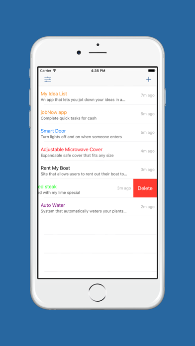 My Idea List screenshot 1