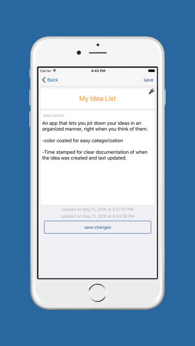 My Idea List screenshot 3
