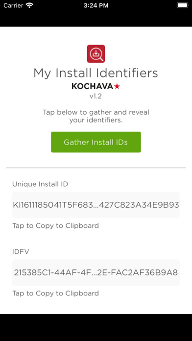 My Install Identifiers screenshot 1