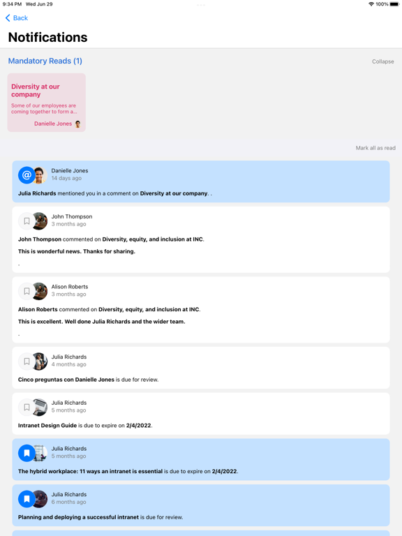 my intranet by Interact screenshot 5