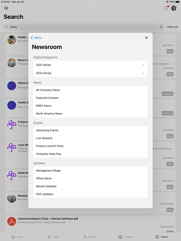 my intranet by Interact screenshot 3