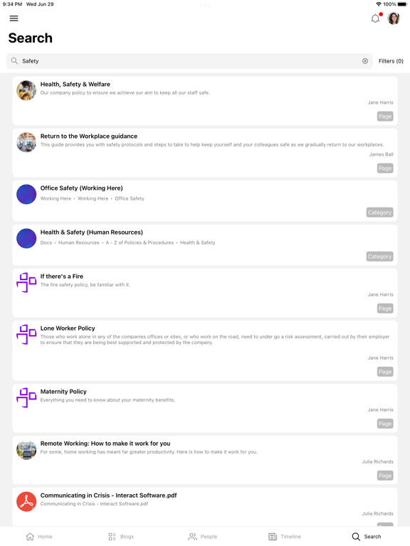 my intranet by Interact screenshot 4
