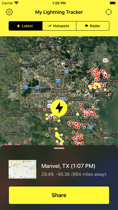 My Lightning Tracker & Alerts screenshot 3