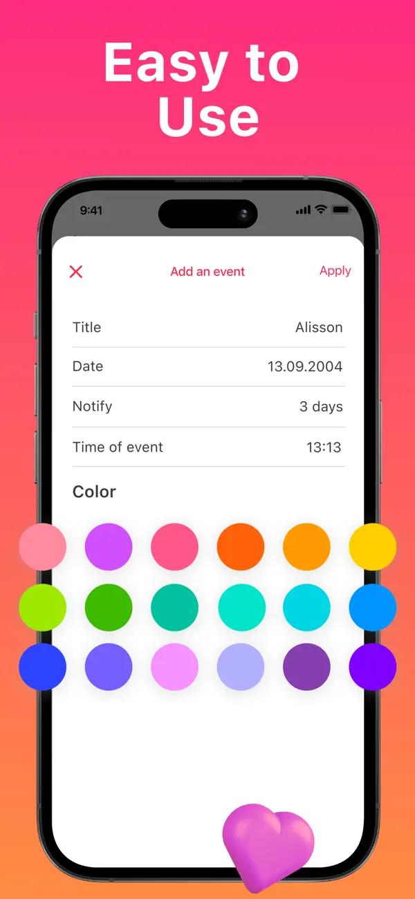 My Lovе Relationship Tracker! screenshot 2
