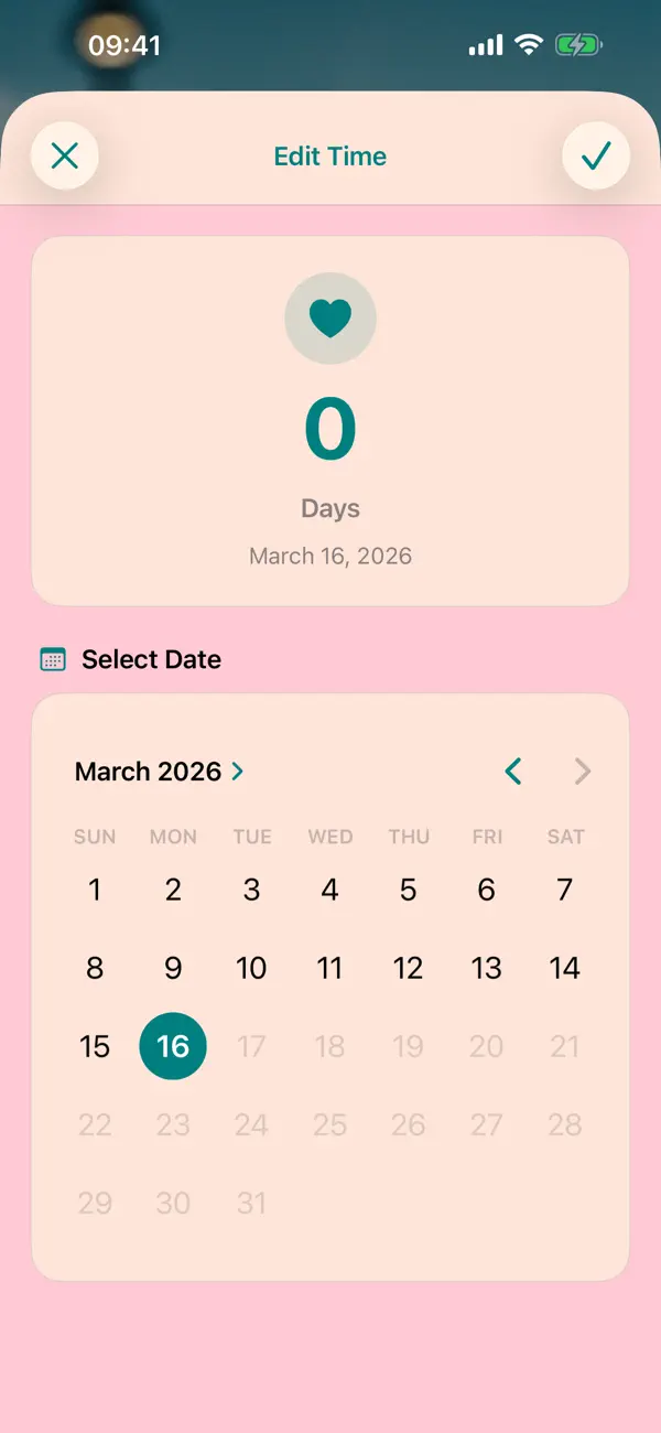 My Love: In Love Days Counter screenshot 1
