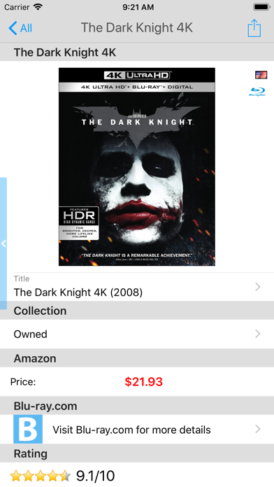 My Movies by Blu-ray.com screenshot 5