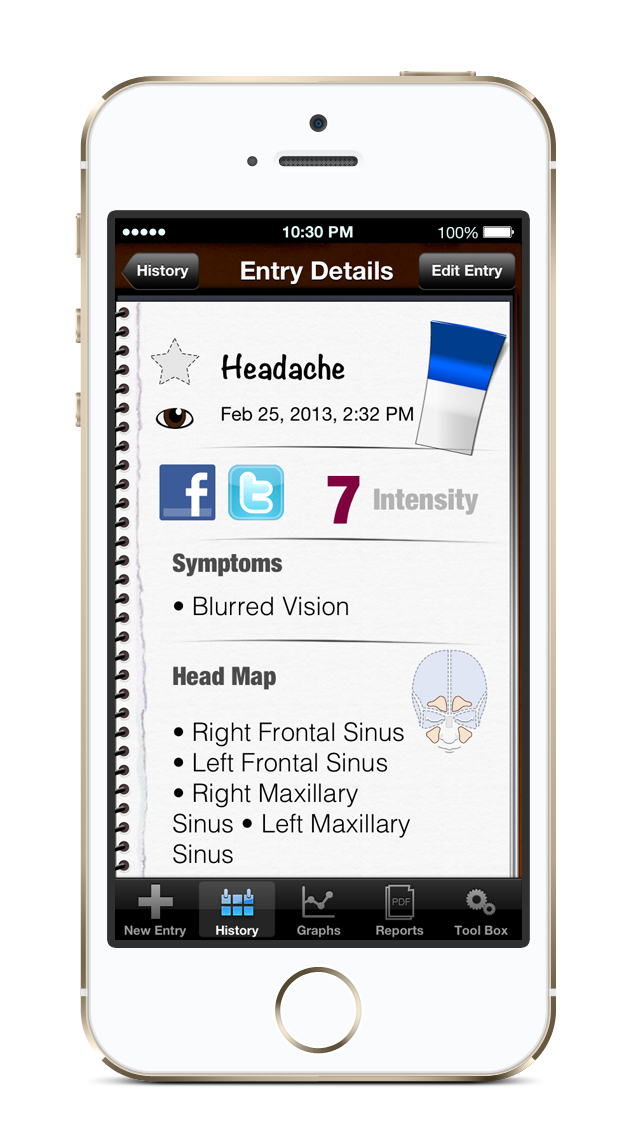 My Pain Diary: Chronic Pain & Symptom Tracker screenshot 1