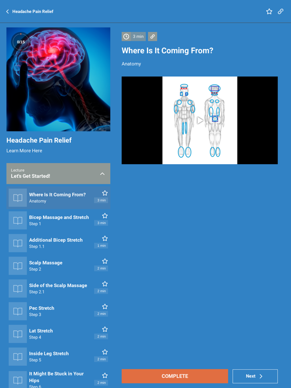 My Pain Relief Guru screenshot 1