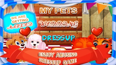 My Pets Wedding Salon Dressup - A virtual furry kitty & fluffy puppy marriage makeover game screenshot 4