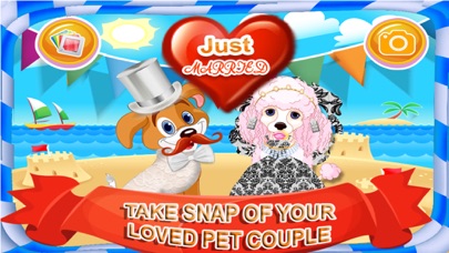 My Pets Wedding Salon Dressup - A virtual furry kitty & fluffy puppy marriage makeover game screenshot 1