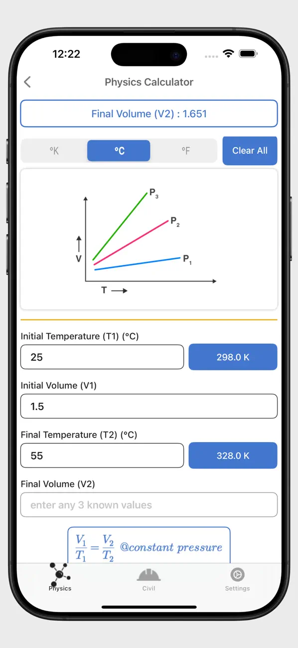 My Physics Calculator screenshot 5