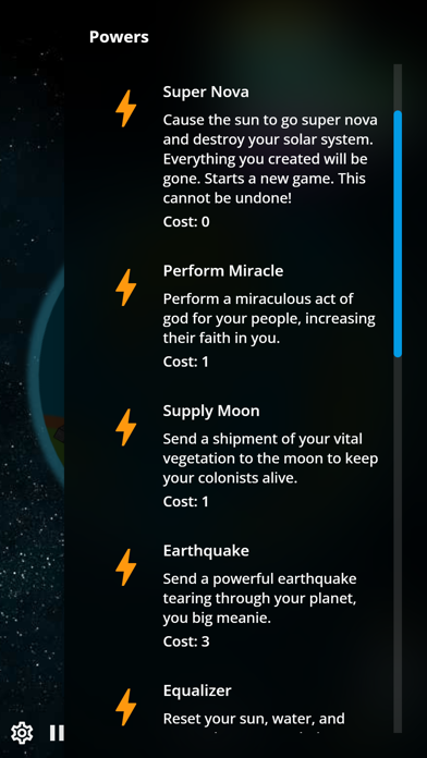 My Planet Simulation screenshot 2