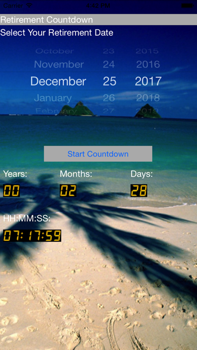 My Retirement Countdown App screenshot 1