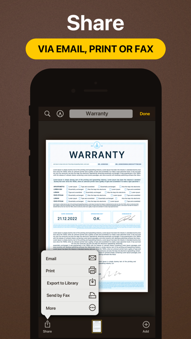 My Scans, best PDF Scanner App screenshot 1