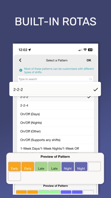 My Shift Planner - Calendar screenshot 5