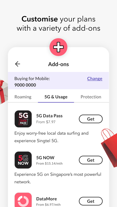My Singtel app screenshot 1