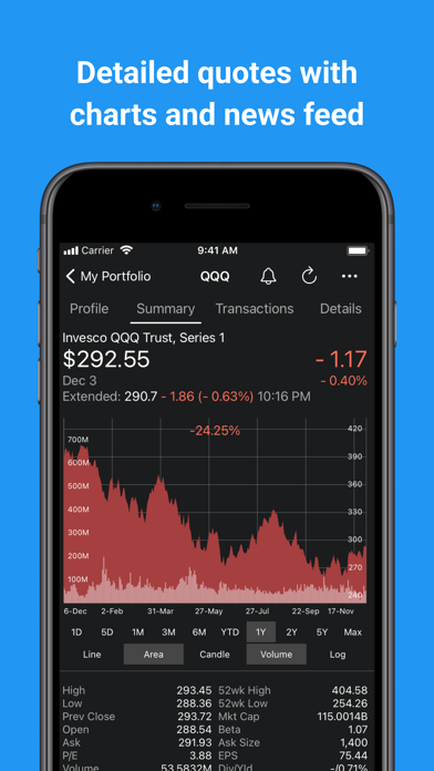 My Stocks Portfolio & Market screenshot 1