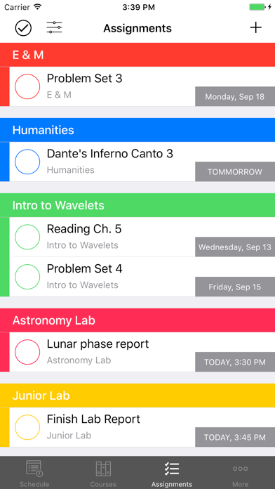 My Student Planner screenshot 2