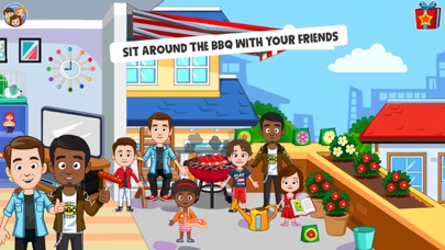 My Town Friends House PJ game screenshot 2