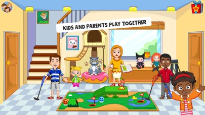 My Town Friends House PJ game screenshot 3
