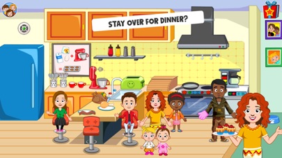 My Town Friends House PJ game screenshot 1
