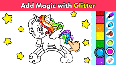 My Unicorn Coloring Club Games screenshot 2
