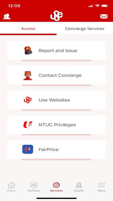 My USE app screenshot 2