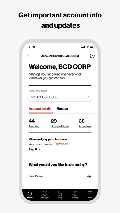 My Verizon For Business screenshot 4