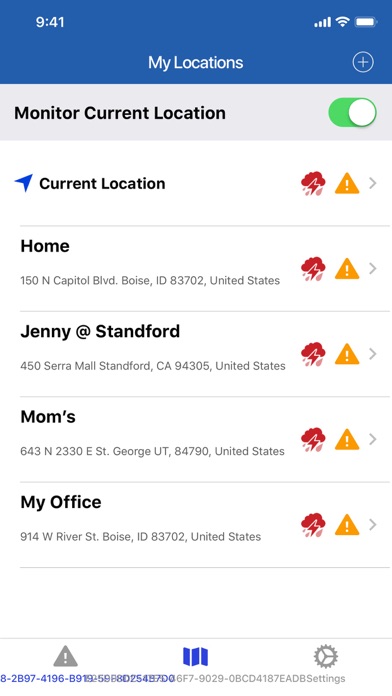 myAlerts screenshot 1