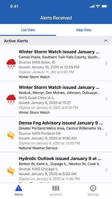 myAlerts screenshot 3
