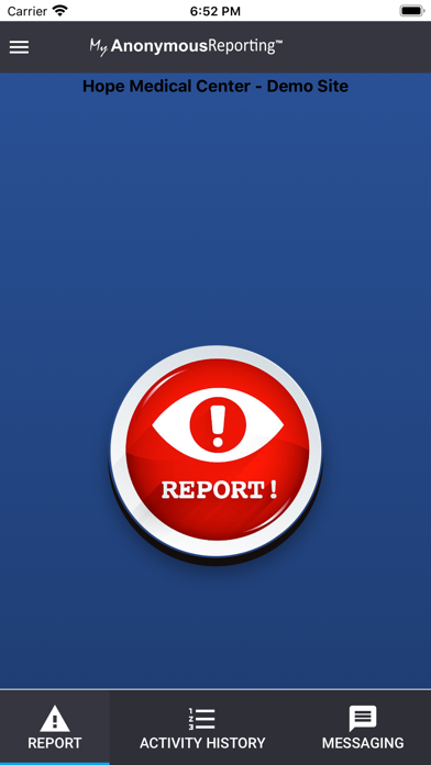 MyAnonymousReporting screenshot 5