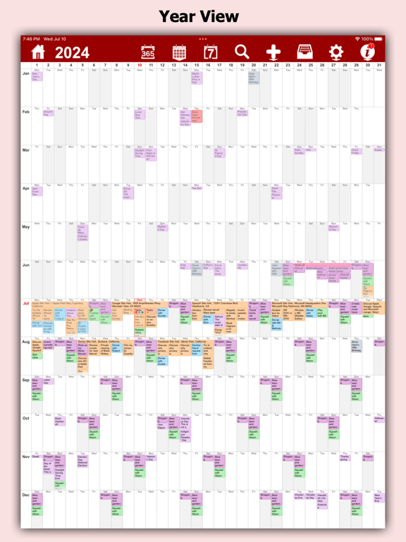 myCal PRO Planner screenshot 1