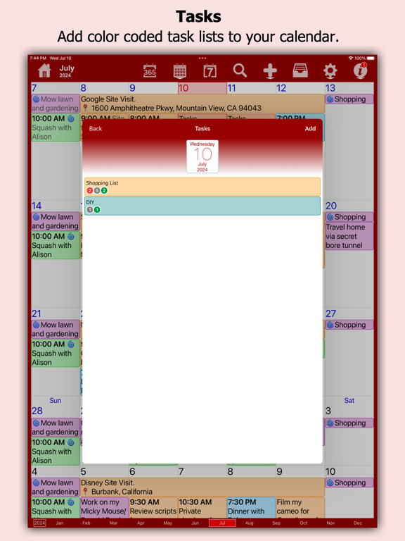 myCal PRO Planner screenshot 2