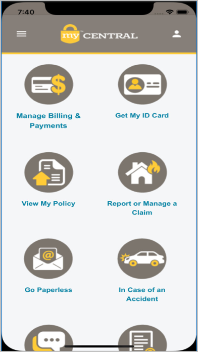 myCentral  Mobile screenshot 1