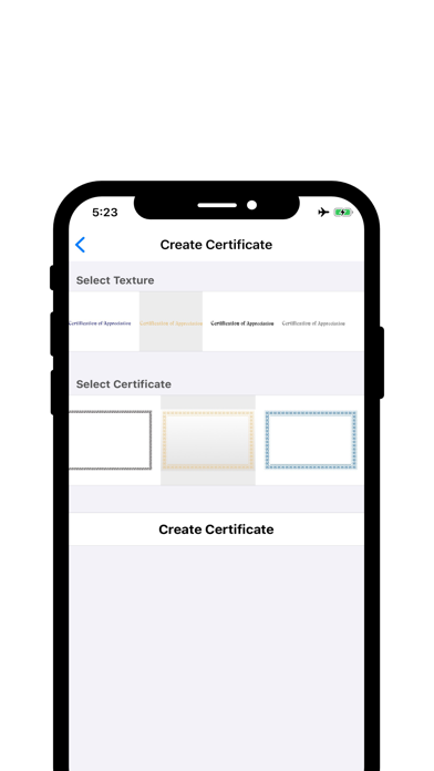 MyCertificate screenshot 2