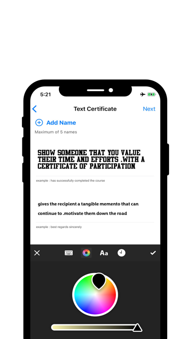 MyCertificate screenshot 4