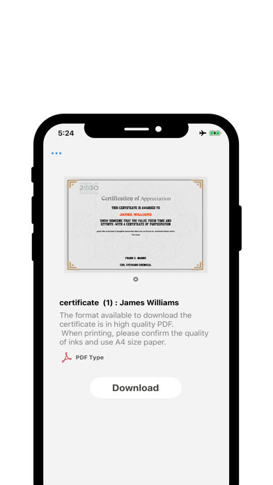 MyCertificate screenshot 1