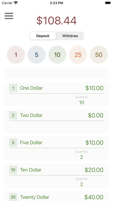 MyChange Counter. screenshot 4